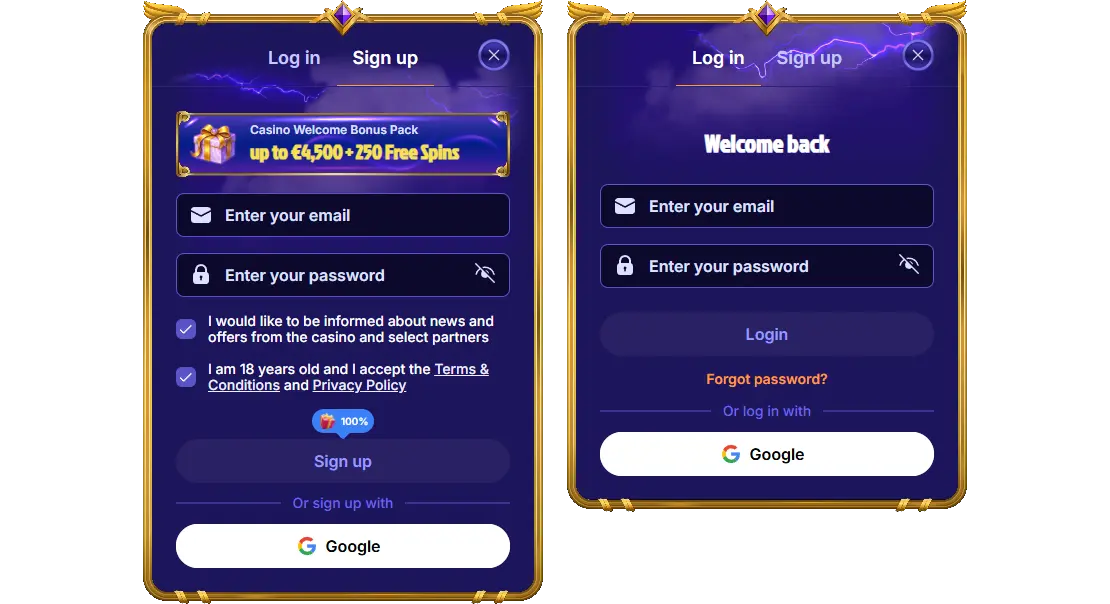 Registratie en LiraLuck Casino Login